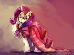 Size: 1248x926 | Tagged: safe, artist:kunaike, rarity, pony, unicorn, clothes, dress, gala dress, solo