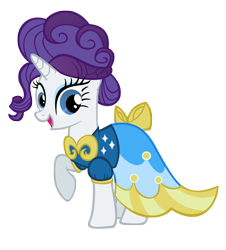 Size: 5000x5535 | Tagged: safe, artist:linksfanponies, rarity, pony, unicorn, absurd resolution, clothes, dress, simple background, solo, transparent background, vector