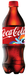 Size: 362x942 | Tagged: safe, derpibooru import, rainbow dash, pegasus, pony, bottle, coke, coke bottle, simple background, soda, white background