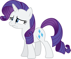 Size: 4000x3308 | Tagged: safe, artist:thorinair, rarity, pony, unicorn, absurd resolution, simple background, transparent background, vector, worried