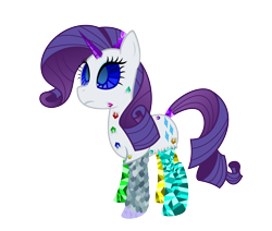 Size: 5000x4233 | Tagged: safe, artist:ambassad0r, rarity, pony, unicorn, series:magic is powerful, absurd resolution, gem pony, petrification, simple background, solo, transformed, transparent background