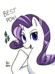 Size: 550x731 | Tagged: safe, artist:keichishoshuko, rarity, pony, unicorn, best pony, female, mare, purple mane, solo, white coat