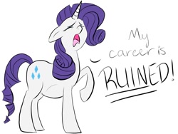 Size: 1000x750 | Tagged: safe, artist:istormcrank, rarity, pony, unicorn, marshmelodrama, preggity, pregnant