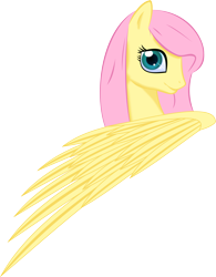 Size: 4711x6029 | Tagged: safe, artist:up1ter, fluttershy, pegasus, pony, absurd resolution, simple background, solo, transparent background, vector