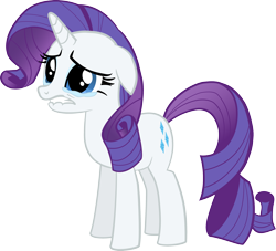 Size: 2726x2472 | Tagged: safe, artist:marker, rarity, pony, unicorn, putting your hoof down, crying, female, high res, simple background, solo, transparent background, vector