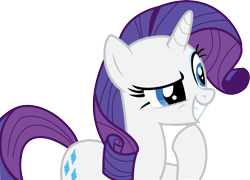 Size: 4983x3588 | Tagged: safe, artist:mrcbleck, rarity, pony, unicorn, absurd resolution, grin, simple background, transparent background, vector