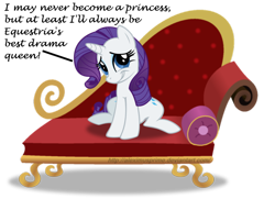 Size: 900x650 | Tagged: safe, artist:aleximusprime, rarity, pony, unicorn, drama queen, fainting couch, simple background, sofa, solo, transparent background