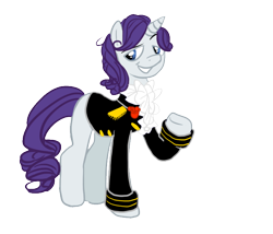 Size: 700x600 | Tagged: safe, artist:anaxboo, elusive, rarity, pony, unicorn, clothes, rule 63, suit