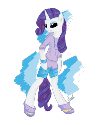 Size: 1600x2000 | Tagged: safe, artist:marisalle, rarity, pony, unicorn, bipedal, female, horn, mare, solo