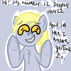 Size: 1280x1280 | Tagged: safe, derpy hooves, pegasus, pony, ask, derpeh, female, mare