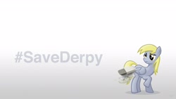 Size: 1920x1080 | Tagged: safe, artist:sterlingpony, derpy hooves, pegasus, pony, derpygate, female, mare, sad, wallpaper