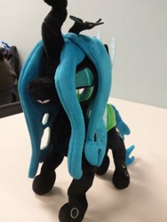 Size: 720x960 | Tagged: safe, artist:onlyfactory, queen chrysalis, changeling, changeling queen, bootleg, irl, photo, plushie, solo