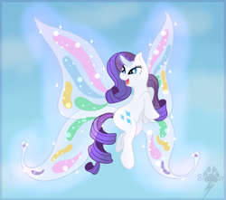 Size: 2971x2630 | Tagged: safe, artist:blitzkatze, rarity, pony, unicorn, female, high res, horn, mare, solo, wings