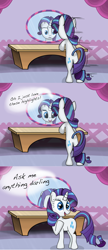 Size: 1280x2968 | Tagged: safe, artist:rofljay, rarity, pony, unicorn, acetic rarity, ask her stuff, tumblr