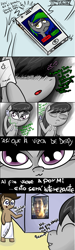 Size: 855x2841 | Tagged: safe, derpy hooves, octavia melody, earth pony, pegasus, pony, ask-derpyweas, comic, derpyweas, female, mare, spanish, translation, tumblr