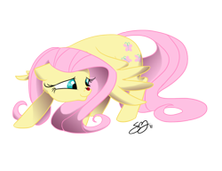 Size: 1300x1000 | Tagged: safe, artist:probablyfakeblonde, fluttershy, ladybug, pegasus, pony, female, mare, solo