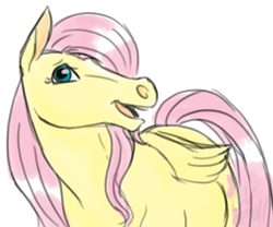 Size: 1203x1003 | Tagged: dead source, safe, artist:cartoonlion, fluttershy, pegasus, pony, female, mare, realistic