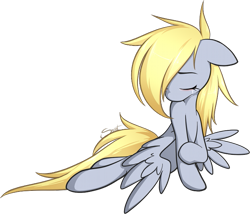 Size: 701x601 | Tagged: safe, artist:secret-pony, derpy hooves, pegasus, pony, crying, female, mare, sad, solo