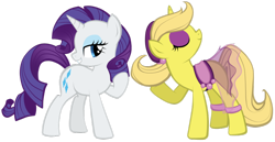 Size: 900x464 | Tagged: safe, artist:petraea, rarity, oc, pony, unicorn, female, horn, mare, white coat