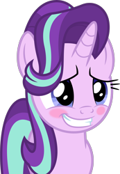 Size: 3458x5000 | Tagged: safe, artist:dashiesparkle, starlight glimmer, unicorn, the crystalling, .svg available, absurd resolution, blushing, cute, daaaaaaaaaaaw, female, glimmerbetes, mare, ponyscape, simple background, solo, transparent background, vector