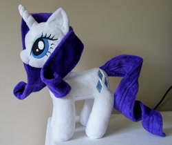 Size: 2254x1891 | Tagged: safe, artist:pinkamoone, rarity, irl, photo, plushie, solo