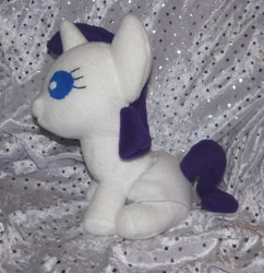 Size: 2778x2868 | Tagged: safe, artist:gypmina, rarity, pony, baby, baby pony, filly, high res, irl, photo, plushie, solo