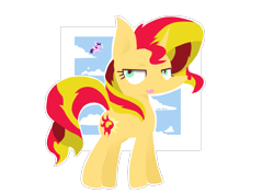 Size: 1024x720 | Tagged: safe, artist:chibi-love69, sunset shimmer, twilight sparkle, twilight sparkle (alicorn), alicorn, pony, unicorn