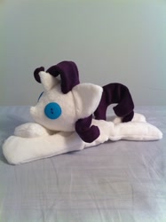 Size: 1936x2592 | Tagged: safe, artist:planetplush, rarity, pony, beanie (plushie), irl, photo, plushie, solo