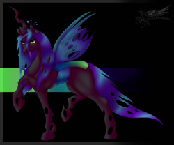 Size: 1024x853 | Tagged: safe, artist:toxicartiststudio, queen chrysalis, changeling, changeling queen, female, solo