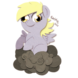 Size: 500x500 | Tagged: safe, artist:cuteskitty, derpy hooves, pegasus, pony, cloud, felt, female, mare, solo