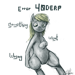 Size: 1500x1500 | Tagged: safe, artist:kvernikovskiy, derpy hooves, pegasus, pony, female, mare