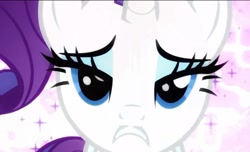 Size: 766x467 | Tagged: safe, edit, edited screencap, screencap, rarity, pony, unicorn, secret of my excess, inverted mouth