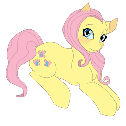 Size: 3600x3600 | Tagged: safe, artist:kiwi-heart, fluttershy, pegasus, pony, female, high res, mare, solo