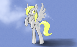 Size: 1434x885 | Tagged: safe, artist:madcookiefighter, derpy hooves, pegasus, pony, female, mare