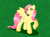 Size: 878x654 | Tagged: safe, artist:mewglethewolf, fluttershy, pegasus, pony, female, mare, pink mane, solo, yellow coat