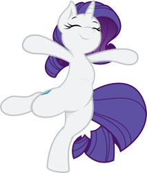 Size: 6270x7359 | Tagged: safe, artist:joey darkmeat, artist:tim015, rarity, pony, unicorn, absurd resolution, dancing, simple background, solo, transparent background, vector