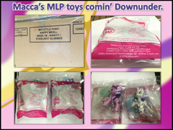 Size: 958x720 | Tagged: safe, rarity, starlight glimmer, pony, unicorn, australia, happy meal, mcdonald's happy meal toys, toy