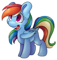 Size: 3122x3311 | Tagged: safe, artist:cutepencilcase, derpibooru import, rainbow dash, pegasus, pony, female, mare, simple background, smiling, solo, transparent background