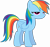 Size: 3610x3403 | Tagged: safe, artist:tomfraggle, derpibooru import, rainbow dash, pegasus, pony, boast busters, female, mare, simple background, solo, transparent background, unamused, vector