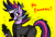 Size: 972x666 | Tagged: safe, artist:damaximos, derpibooru import, twilight sparkle, future twilight, grenade, knife