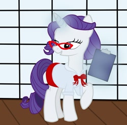 Size: 900x885 | Tagged: safe, artist:bpie, rarity, pony, unicorn, book, clothes, glasses, shirt, skirt