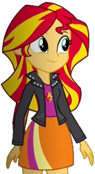 Size: 342x626 | Tagged: safe, sunset shimmer, equestria girls, rainbow rocks, smiling, solo, when she smiles