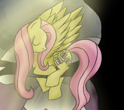 Size: 900x800 | Tagged: safe, artist:leeleanne11, fluttershy, pegasus, pony, eyes closed, sleeping, solo, tree