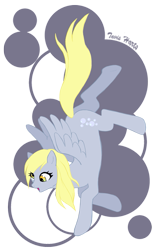 Size: 417x640 | Tagged: safe, artist:tavisharts, derpy hooves, pegasus, pony, female, mare