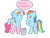 Size: 2832x2129 | Tagged: safe, artist:041744, derpibooru import, pinkie pie, rainbow dash, earth pony, pegasus, pony, paint, paint in hair, paint on fur, painting characters