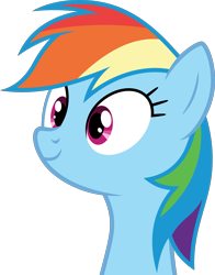 Size: 3911x5000 | Tagged: safe, artist:dashiesparkle, derpibooru import, rainbow dash, pegasus, pony, games ponies play, .svg available, bust, cute, dashabetes, high res, portrait, simple background, smiling, solo, transparent background, vector