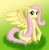 Size: 2914x2976 | Tagged: safe, artist:xain-russell, fluttershy, pegasus, pony, female, high res, mare, solo