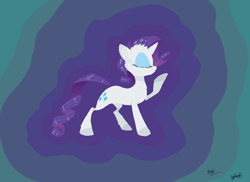 Size: 1144x835 | Tagged: safe, artist:xenon, rarity, pony, unicorn, female, horn, mare, solo, white coat