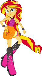 Size: 3000x5424 | Tagged: safe, artist:theshadowstone, sunset shimmer, equestria girls, rainbow rocks, boots, solo