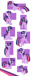 Size: 1062x2500 | Tagged: safe, artist:ctb-36, derpibooru import, twilight sparkle, unicorn twilight, pony, unicorn, female, filly, filly twilight sparkle, glowing horn, horn, mare, raised hoof, younger